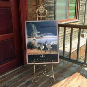 Wedding Photo Frame Poster Stand Roll-up Banner Hanging Frame Iron Art Advertising Display Welcome Sign Floor Standing