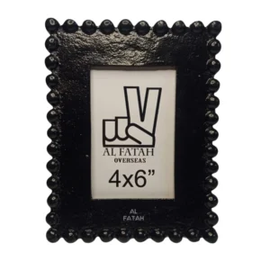 With Black Color Finished Metal Cast Photo Frame For Office Desktop Storage Image Decoration Or Standing Display Picture Frame