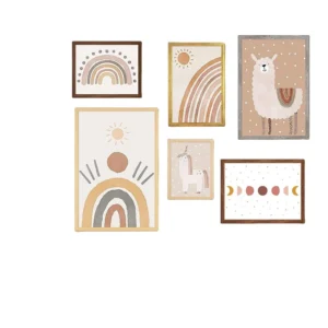 Wood Frame Brown Rustic Natural Display Frame Wooden Poster Picture Frame
