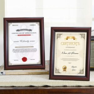 Wood Frame PS Foam Photo Frame Wall Hanging Certificate Document Plastic PS Photo Frame