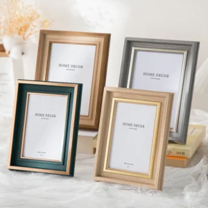 Wood Glass Phoframe Photo Frame Desktop Display Home Decoration Usage for Crafts and Pictures Printing