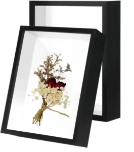 Wood Shadow Box Photo Frame 5×7″ 8×10″ A3 A4 New Arrival Creative Black with UV Glass Multiple Sizes Eco Friendly & Durable