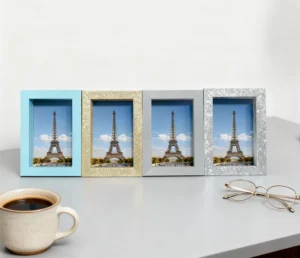 Wood Tabletop Wedding Photo Frame For Bride And Groom Picture