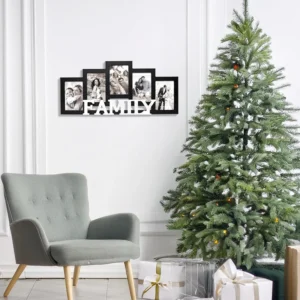 Wood Wall Hanging Family Picture Photo Frame Collage Photo Frames for Family Pictures Wall Decor