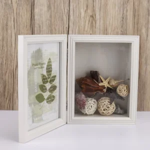 Wooden Art 3D Shadow Box Deep Picture Photo Frame High Quality Custom White Customized Europe Logo Style Packing Family
