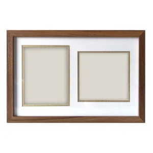 Wooden Collage Picture Frame Photo Frame for Two Any Size Openings of Wall Decor Home Decor with 3cm 4.6cm Depth