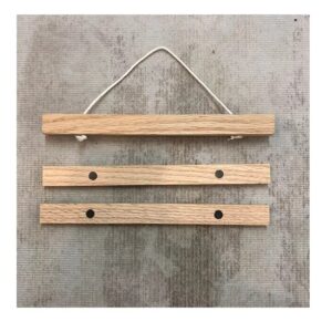 Wooden Magnetic Poster Frame Hanger Magnetic Wall Holder for Poster Banner Multi Size Home and Commercial Display Accessory
