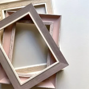 Wooden Modern Photo Frame Custom Logo Desktop Acrylic Photo Frame with Wood Photo Frame Desk Ornaments