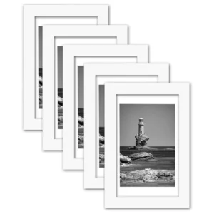 Wooden Photo Frame A3 A4 4×6″ 5×7″ 6×8″ 8×10″ Poster Picture Frame Black and White in a Durable Modern Wall Mount
