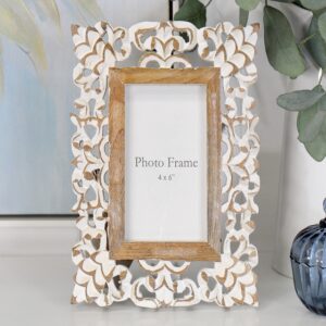 Wooden Photo Frame Rustic Finished Lightweight Eco-Friendly Photo Frame Wedding Gift Square Shape