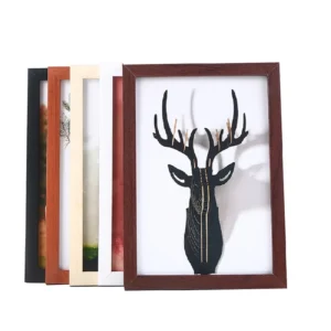 Wooden Photo Frame with UV Printing Custom Wall & Table Picture Frame for Home Decor