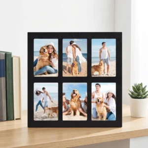 Wooden Picture Frame Collage Multiple Photo Collage Frame Family Picture Frames for Wall Decor