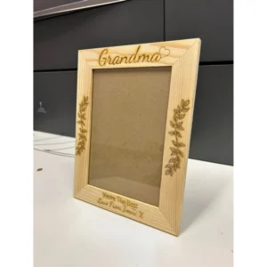 Wooden frames can be intricately carved to create decorative borders that elevate any photo amazing designer frame from india