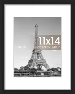 Yukmin Manufacturer Wooden Picture Frame Display Pictures Wall Hanging Photo Frame Black for Home Hotel Decor