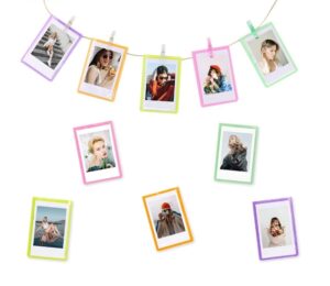 digital photo frame 3 Inch Diy Color Photo Frame family photo frame Adhesive Back for instax mini OEM Customization