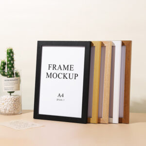 of Wooden Photo Frames Puzzle Mounting Frames Simple Wall Hanging Frames Creative Photo Walls with Picture Frames